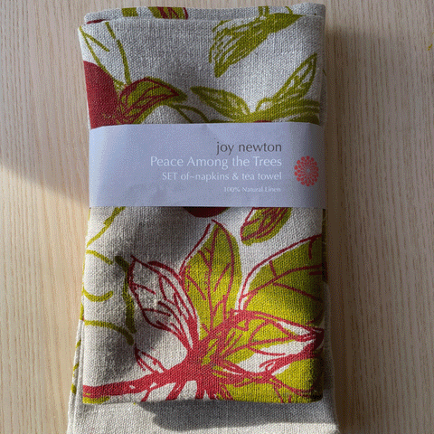Peace Among The Trees (Deep Red) | Modern Heirloom Gift Bundle