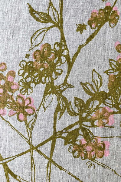Apple Blossom + Bee Tea Towels