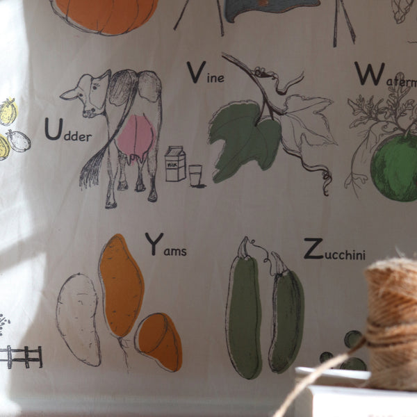 Alphabet Harvest Wall Hanging