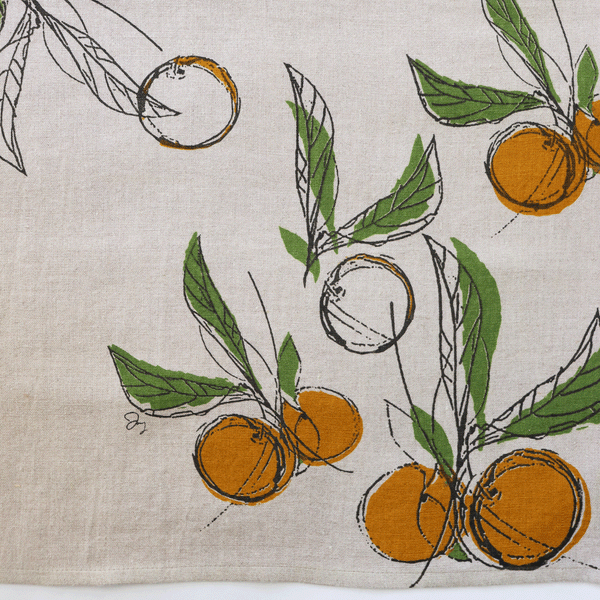 With Love from the Orchard | The Golden Russet Apple Tea Towels