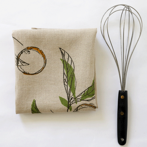 With Love from the Orchard | The Golden Russet Apple Tea Towels