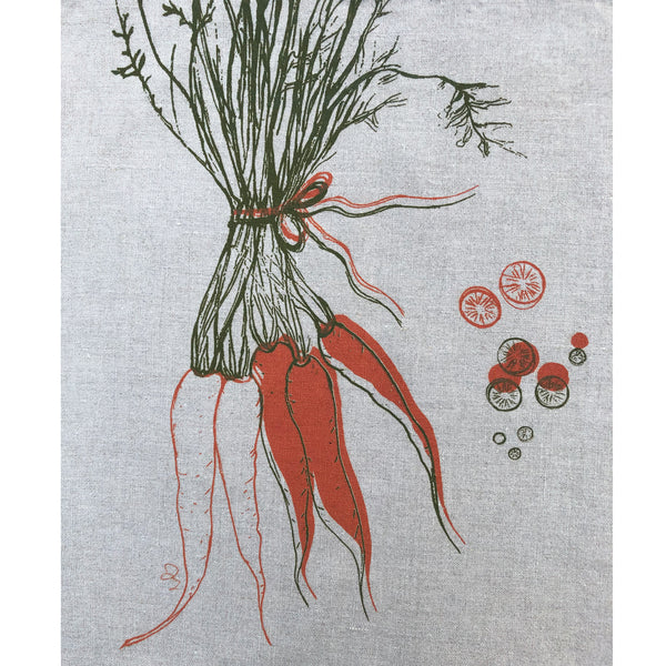 The Glorious Carrot Tea Towels