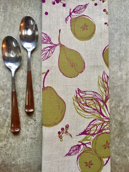 Elderberry + Pear Tea Towel