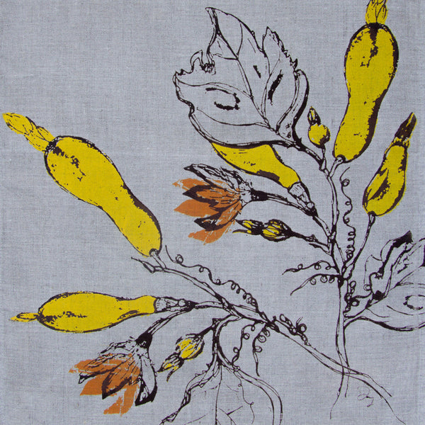 Squash + Blossoms Tea Towel