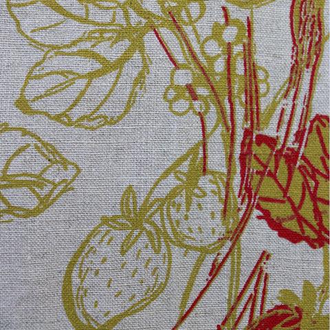 Strawberry + Heirloom Rhubarb Tea Towels